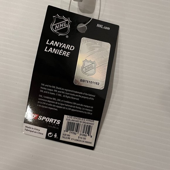 🏒3/$15🏒 LA Kings JF Sports NHL Breakaway Lanyard 17" - NEW - Picture 4 of 5